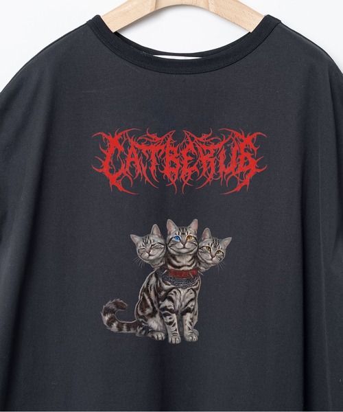BEDSIDEDRAMA(ベットサイドドラマ)の「CATBERUS Dress Tee(Tシャツ/カットソー・レディース・ピンク/ホワイト/ブラック・1)」の9枚目の写真