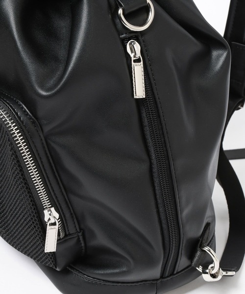 HARE(ハレ)の「プレートデザインフラップリュック(HARE)(バックパック/リュック・レディース・ブラック系その他/ブラック・FREE)」の17枚目の写真