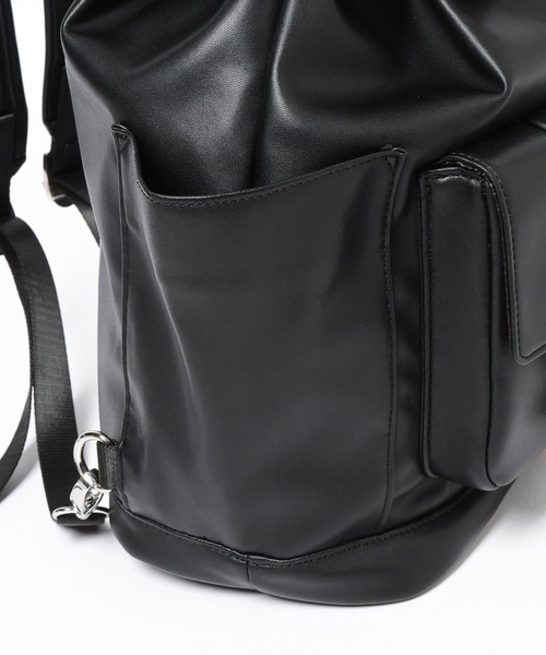 HARE(ハレ)の「プレートデザインフラップリュック(HARE)(バックパック/リュック・レディース・ブラック系その他/ブラック・FREE)」の19枚目の写真