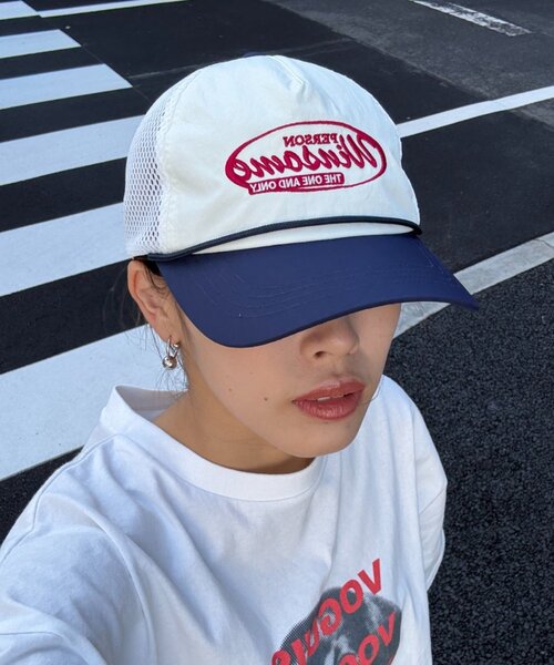 CIAOPANIC TYPY(チャオパニックティピー)の「【UNISEX】トラッカーメッシュキャップ(キャップ・レディース・ネイビー/ブルー/チャコールグレー・ONE SIZE)」の2枚目の写真