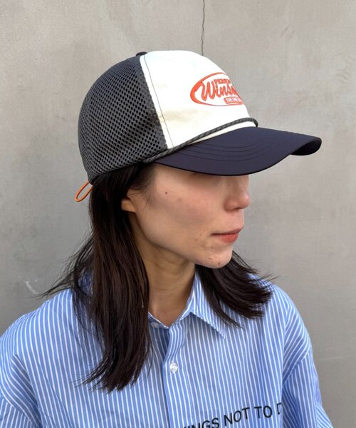 CIAOPANIC TYPY(チャオパニックティピー)の「【UNISEX】トラッカーメッシュキャップ(キャップ・レディース・ネイビー/ブルー/チャコールグレー・ONE SIZE)」の16枚目の写真