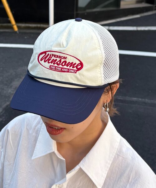 CIAOPANIC TYPY(チャオパニックティピー)の「【UNISEX】トラッカーメッシュキャップ(キャップ・レディース・ネイビー/ブルー/チャコールグレー・ONE SIZE)」の20枚目の写真