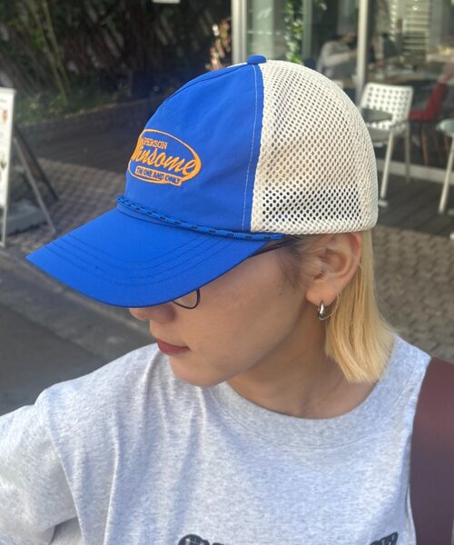 CIAOPANIC TYPY(チャオパニックティピー)の「【UNISEX】トラッカーメッシュキャップ(キャップ・レディース・ネイビー/ブルー/チャコールグレー・ONE SIZE)」の7枚目の写真