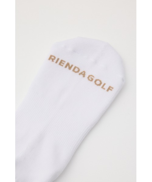 RIENDA GOLF（リエンダゴルフ）の「【RIENDA GOLF 一部店舗・WEB限定】バイカラーRNDロゴソックス（ソックス/靴下・レディース・ホワイト/ネイビー・FREE）」の7枚目の写真