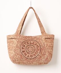 Logo Small Crochet Raffia Tote Bag / ロゴ ラフィア クロシェ スモール トートバッグ