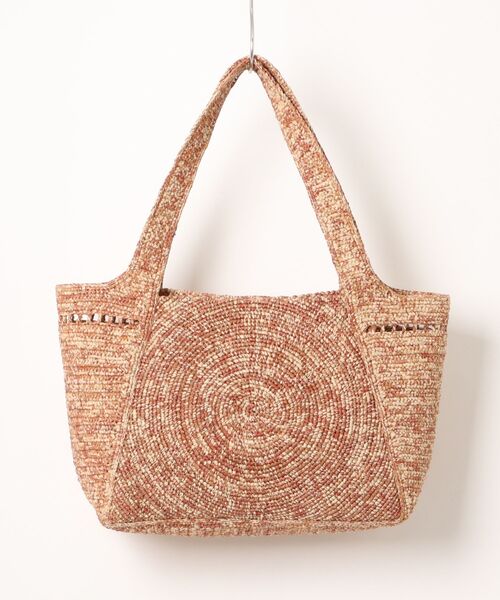 STELLA McCARTNEY(ステラマッカートニー)の「Logo Small Crochet Raffia Tote Bag / ロゴ ラフィア クロシェ スモール トートバッグ(トートバッグ・レディース・ナチュラル・ONE SIZE)」の2枚目の写真