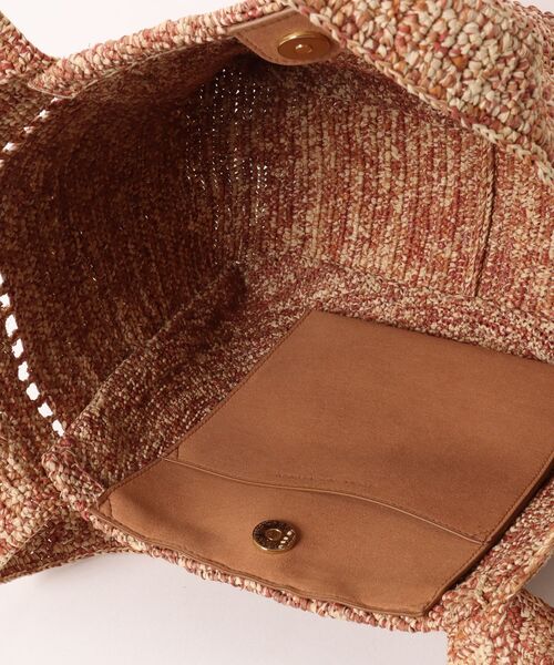 STELLA McCARTNEY(ステラマッカートニー)の「Logo Small Crochet Raffia Tote Bag / ロゴ ラフィア クロシェ スモール トートバッグ(トートバッグ・レディース・ナチュラル・ONE SIZE)」の4枚目の写真