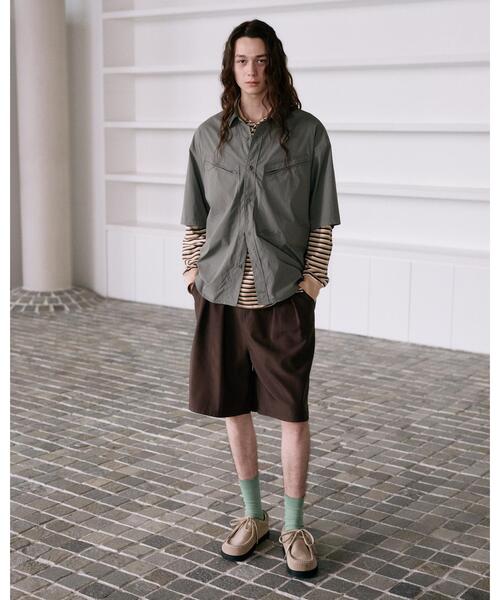 Alpha Industries（アルファインダストリーズ）の「Alpha Industries/アルファ インダストリーズ/SS CWU 27/P RELAXED SHIRT/シーダブルユー 27 リラックスド シャツ（シャツ/ブラウス・メンズ・ブルー系その他5/グレー系その他6・XL/M/L/S）」の3枚目の写真