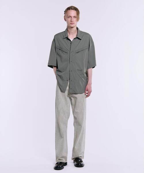 Alpha Industries(アルファインダストリーズ)の「Alpha Industries/アルファ インダストリーズ/SS CWU 27/P RELAXED SHIRT/シーダブルユー 27 リラックスド シャツ(シャツ/ブラウス・メンズ・ブルー系その他5/グレー系その他6・XL/M/L/S)」の4枚目の写真