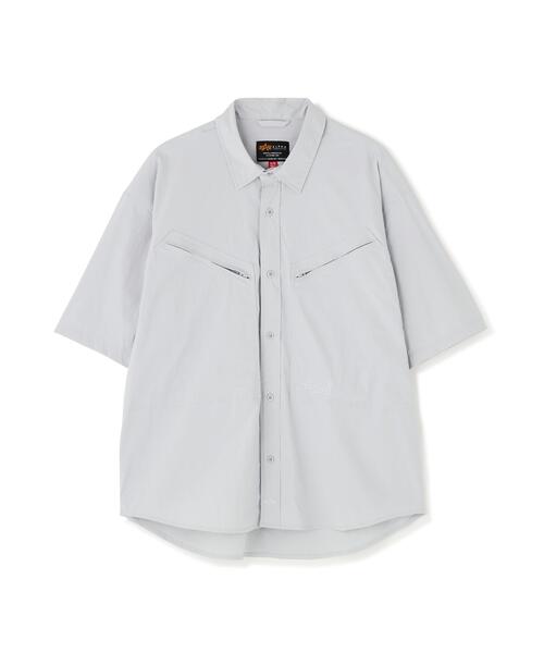 Alpha Industries(アルファインダストリーズ)の「Alpha Industries/アルファ インダストリーズ/SS CWU 27/P RELAXED SHIRT/シーダブルユー 27 リラックスド シャツ(シャツ/ブラウス・メンズ・ブルー系その他5/グレー系その他6・XL/M/L/S)」の1枚目の写真