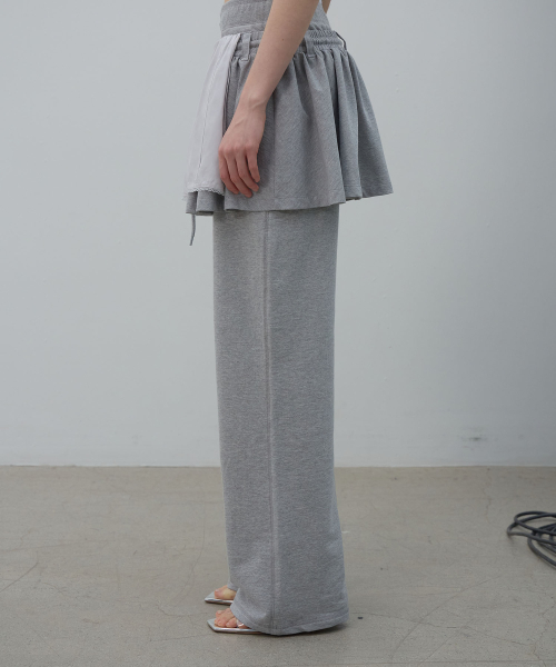 LCDC TM(エルシーディーシーティーエム)の「LACE LAYERED JERSEY SKIRT (MELANGE GREY)(スカート・レディース・その他・OS)」の10枚目の写真