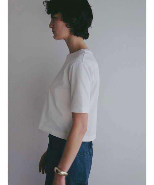 HER.(ハー)の「コンパクトTシャツ(Tシャツ/カットソー・レディース・ブラック/ホワイト・フリー)」の14枚目の写真