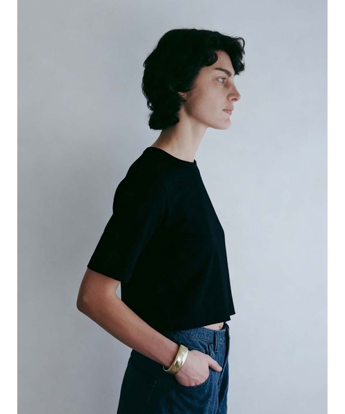 HER.(ハー)の「コンパクトTシャツ(Tシャツ/カットソー・レディース・ブラック/ホワイト・フリー)」の16枚目の写真