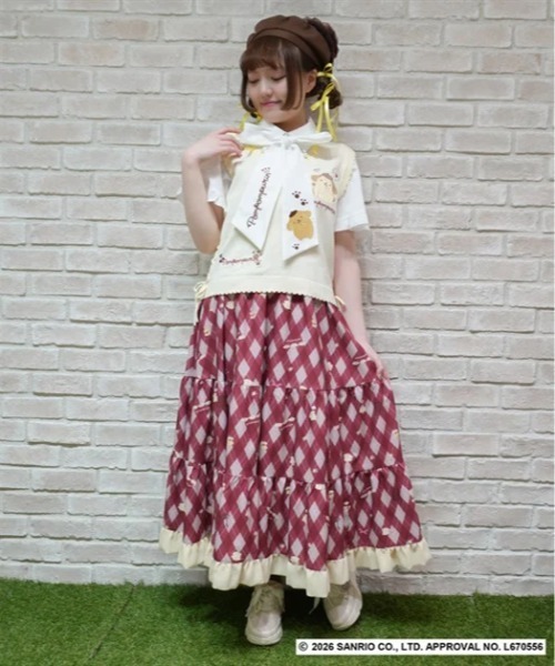 axes femme（アクシーズファム）の「ポムポムプリンワンピース