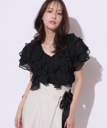 Mystrada（マイストラーダ）の「ラッフルフリルブラウス（シャツ/ブラウス）」