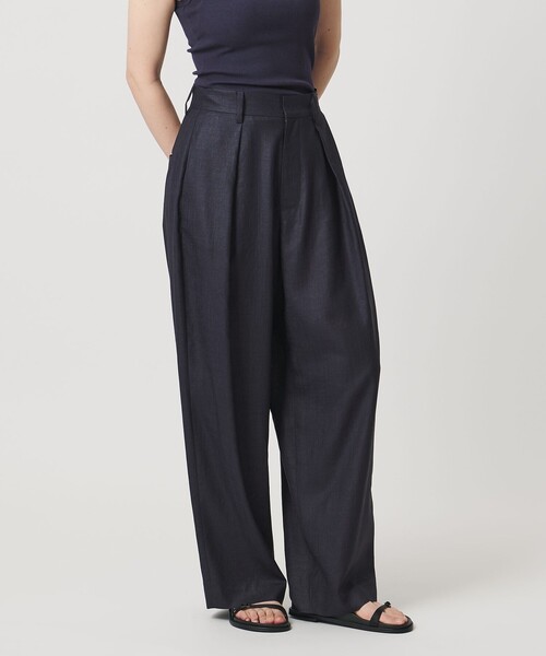 MARW UNITED ARROWS(マルゥ ユナイテッドアローズ)の「<MARW UNITED ARROWS>タック テーパード パンツ UVカット・接触冷感(その他パンツ・レディース・ダークグレー/ネイビー/ダークブラウン・36/34/38)」の18枚目の写真