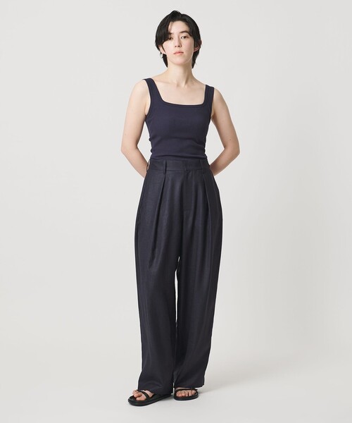 MARW UNITED ARROWS(マルゥ ユナイテッドアローズ)の「<MARW UNITED ARROWS>タック テーパード パンツ UVカット・接触冷感(その他パンツ・レディース・ダークグレー/ネイビー/ダークブラウン・36/34/38)」の20枚目の写真