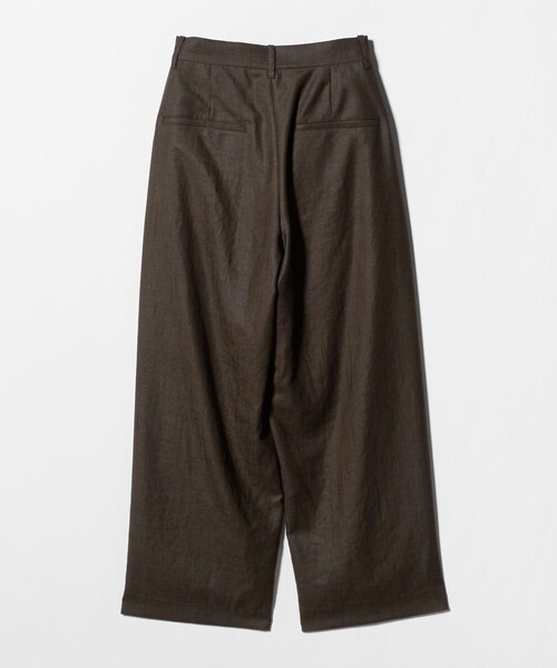 MARW UNITED ARROWS(マルゥ ユナイテッドアローズ)の「<MARW UNITED ARROWS>タック テーパード パンツ UVカット・接触冷感(その他パンツ・レディース・ダークグレー/ネイビー/ダークブラウン・36/34/38)」の5枚目の写真