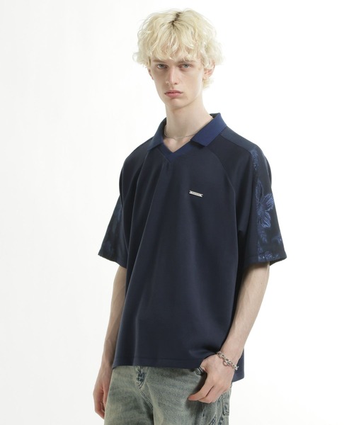 HARE(ハレ)の「【接触冷感】シアーキリカエスキッパーカット(HARE)(Tシャツ/カットソー・メンズ・ブラック/ネイビー・FREE)」の10枚目の写真