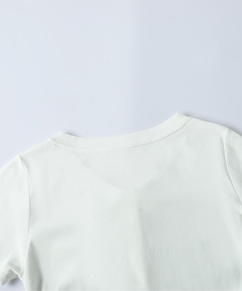 SUGAR BISKET(シュガービスケット)の「タックギャザー Tシャツ(Tシャツ/カットソー・レディース・グレー/ブラック/ホワイト・フリー)」の20枚目の写真