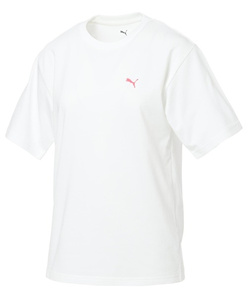 PUMA（プーマ）の「【別注】プーマ PUMA NEON GRAPHIC TEE 限定コラボ（Tシャツ/カットソー・レディース・ダークグレー/ラベンダー/ホワイト・XL/L/M/S）」の2枚目の写真