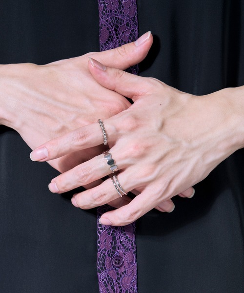 Ellno Loset(エルノロゼット)の「3Set Ring/3セットリング(リング・メンズ・シルバー・FREE)」の4枚目の写真