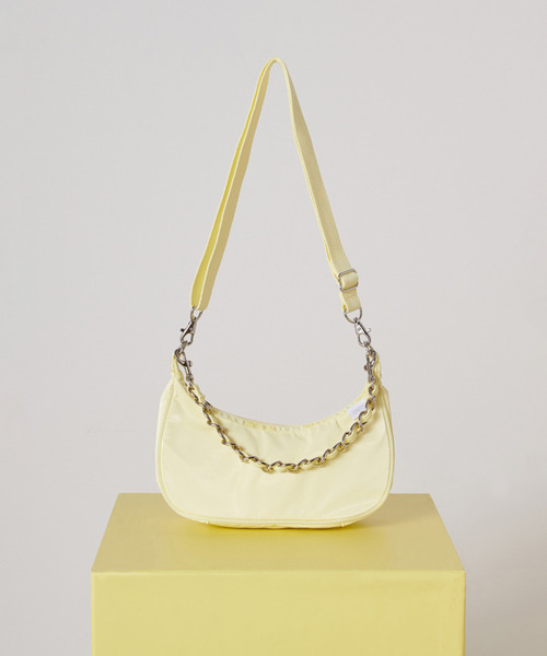 LeSportsac(レスポートサック)の「CHAIN SMALL CONV HOBO レモンシャインスナイデル(ショルダーバッグ・レディース・イエロー・FREE)」の10枚目の写真