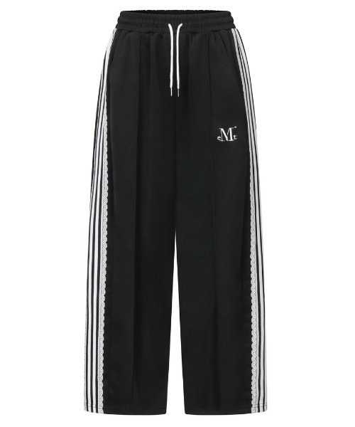 Ada.(エイダ)の「◇MUCENT◇ブランド直輸入正規品/RIELA レーストラックラインバンディングパンツ RIELA LACE TRACK LINE BANDING PANTS(その他パンツ・レディース・ネイビー/ブラック・FREE)」の5枚目の写真