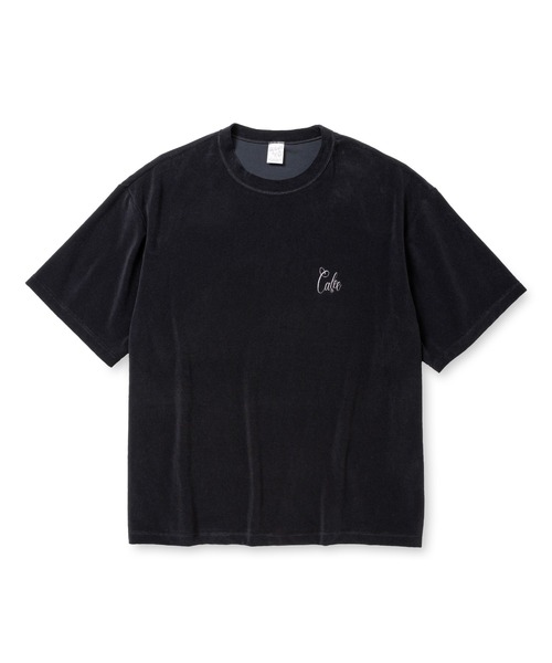 CALEE（キャリー）の「HIGH GAUGE PILE DROP SHOULDER CS（Tシャツ/カットソー・メンズ・ホワイト/ブラック・LARGE/MEDIUM）」の2枚目の写真