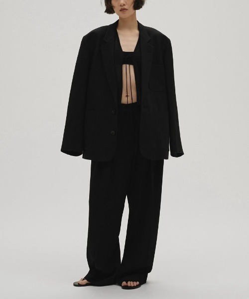 TODAYFUL（トゥデイフル）の「Tuck Wide Trousers 12610714（その他パンツ・レディース・ブラック/ブラウン/ライトグリーン・36/38）」の10枚目の写真