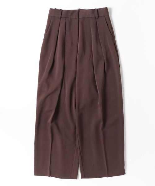 TODAYFUL（トゥデイフル）の「Tuck Wide Trousers 12610714（その他パンツ・レディース・ブラック/ブラウン/ライトグリーン・36/38）」の19枚目の写真