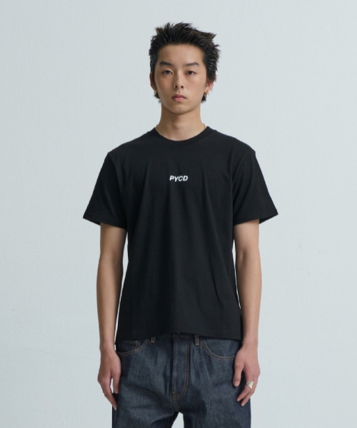 CHIN DOWN(チンダウン)の「PYCD TEE (BLACK)(Tシャツ/カットソー・メンズ・その他・1/2/3)」の1枚目の写真