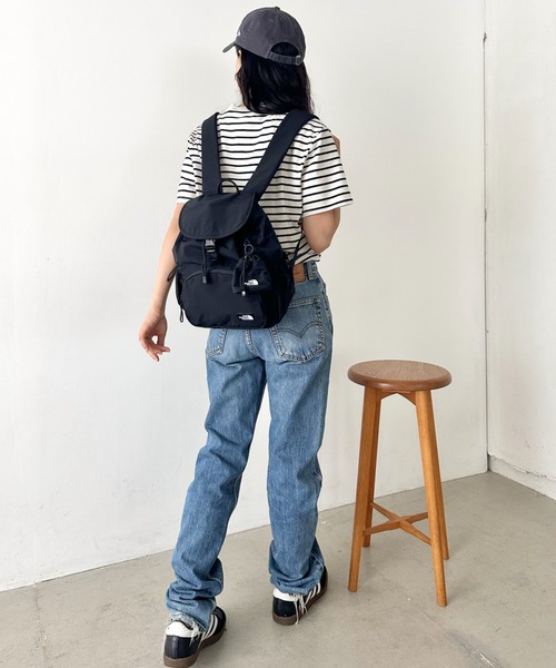 THE NORTH FACE（ザノースフェイス）の「THE NORTH FACE(ザ・ノースフェイス)/巾着型 軽量 リュック バックパック/W'S BREEZE BACKPACK S（バックパック/リュック・レディース・サンドベージュ/ブラック/ピンク・FREE）」の16枚目の写真