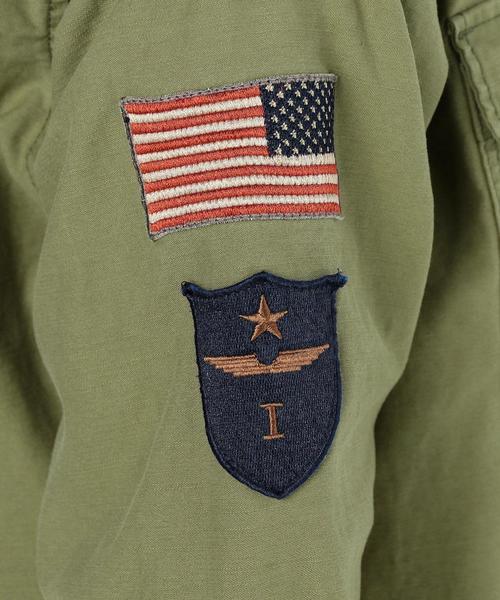 AVIREX(アヴィレックス)の「Another Edition×AVIREXミリタリーシャツ/AE×AVIREXミリタリーEMB◆(シャツ/ブラウス・レディース・ベージュ/オリーブ・フリー)」の3枚目の写真