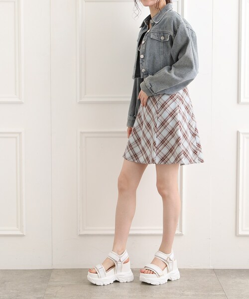 ESPERANZA（エスペランサ）の「【SPORTS SANDAL COLLECTION】厚底グリッターベルクロスポサン（サンダル・レディース・ブラック系2/ホワイト系3・LL/M/S/L）」の8枚目の写真