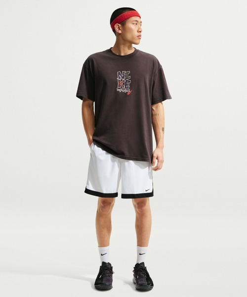 NIKE(ナイキ)の「ナイキ NIKE ナイキ DF DNA ACD 8IN ショート(その他パンツ・メンズ・ホワイト×ブラック・M/L/3XL/2XL/XL/S)」の3枚目の写真