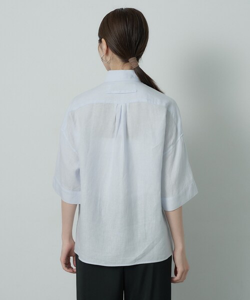 UNTITLED(アンタイトル)の「【TICCA】リネン半袖シャツ(シャツ/ブラウス・レディース・ベージュ・02)」の16枚目の写真