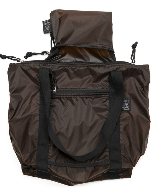 Drifter(ドリフター)の「PACK TOTE S/パックトート(Sサイズ)(トートバッグ・レディース・シルバー/ブラック/ブラウン・FREE)」の15枚目の写真