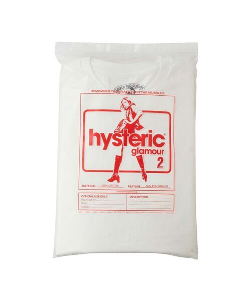 HYSTERIC GLAMOUR（ヒステリックグラマー）の「CIRCLE HEAD Tシャツ2PACS（Tシャツ/カットソー・メンズ・ホワイト/ブラック・X-LARGE/LARGE/MEDIUM/SMALL）」の6枚目の写真