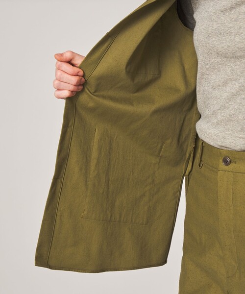 Steven Alan(スティーブンアラン)の「<Steven Alan>コットン サファリ シャツ(シャツ/ブラウス・レディース・ブラック/オリーブ・M/S)」の7枚目の写真