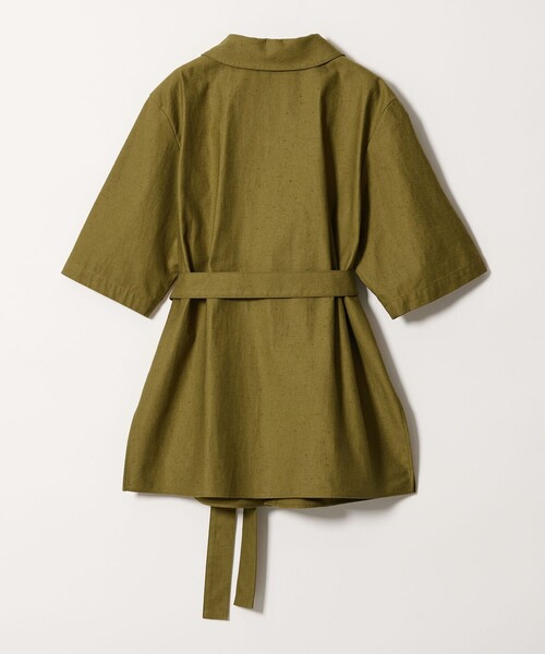 Steven Alan(スティーブンアラン)の「<Steven Alan>コットン サファリ シャツ(シャツ/ブラウス・レディース・ブラック/オリーブ・M/S)」の15枚目の写真