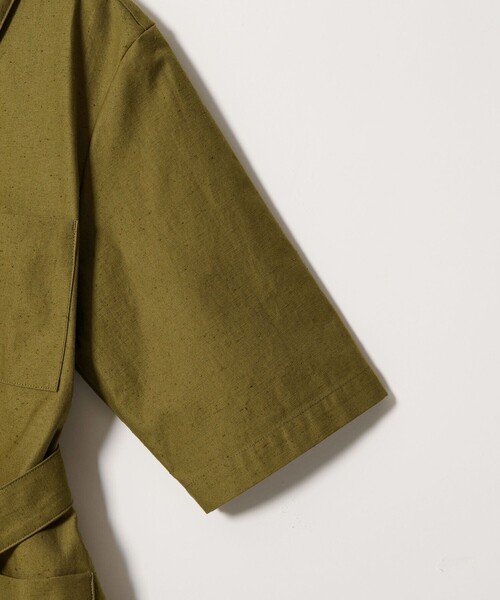 Steven Alan(スティーブンアラン)の「<Steven Alan>コットン サファリ シャツ(シャツ/ブラウス・レディース・ブラック/オリーブ・M/S)」の18枚目の写真