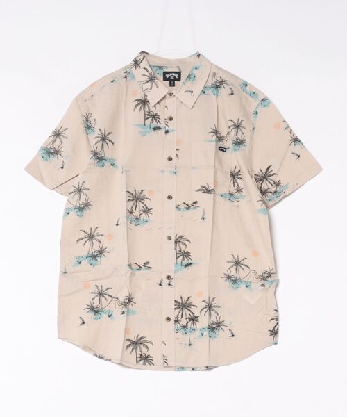 BILLABONG(ビラボン)の「BILLABONG メンズ SUNDAYS SS 半袖シャツ 【2026年夏モデル】(シャツ/ブラウス・メンズ・ブラック/ベージュ系その他・MEDIUM/LARGE)」の2枚目の写真