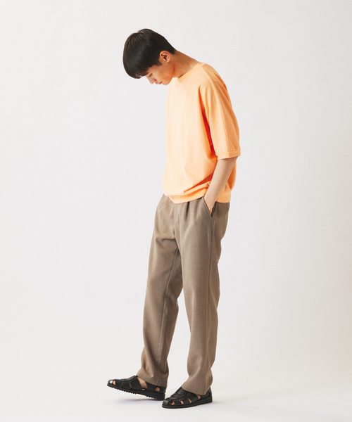 JOURNAL STANDARD relume(ジャーナルスタンダード レリューム)の「RIDING HIGH / ライディングハイ インレー 半袖スウェット Tシャツ(Tシャツ/カットソー・メンズ・SHERBET/パープル/ダークグリーン・LARGE/MEDIUM)」の11枚目の写真