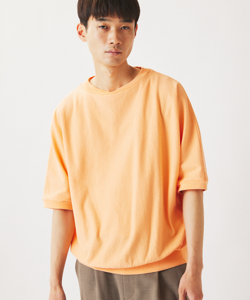 JOURNAL STANDARD relume(ジャーナルスタンダード レリューム)の「RIDING HIGH / ライディングハイ インレー 半袖スウェット Tシャツ(Tシャツ/カットソー・メンズ・SHERBET/パープル/ダークグリーン・LARGE/MEDIUM)」の12枚目の写真