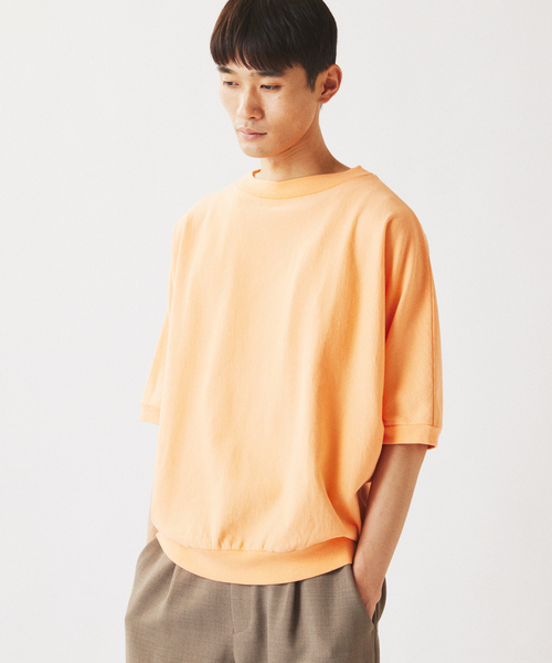 JOURNAL STANDARD relume(ジャーナルスタンダード レリューム)の「RIDING HIGH / ライディングハイ インレー 半袖スウェット Tシャツ(Tシャツ/カットソー・メンズ・SHERBET/パープル/ダークグリーン・LARGE/MEDIUM)」の14枚目の写真