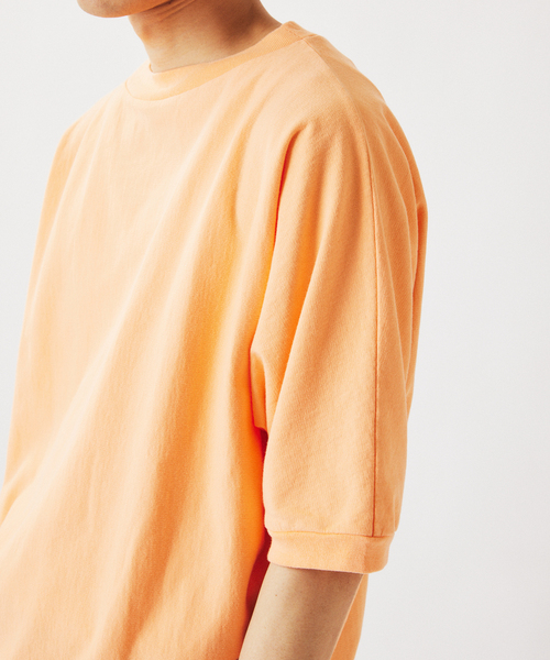JOURNAL STANDARD relume(ジャーナルスタンダード レリューム)の「RIDING HIGH / ライディングハイ インレー 半袖スウェット Tシャツ(Tシャツ/カットソー・メンズ・SHERBET/パープル/ダークグリーン・LARGE/MEDIUM)」の15枚目の写真