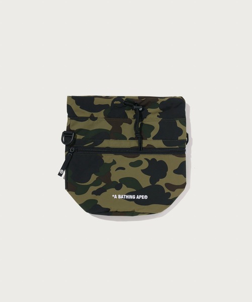 A BATHING APE(アベイシングエイプ)の「1ST CAMO DRAWSTRING BAG(ショルダーバッグ・メンズ・イエロー/グリーン・FREE)」の5枚目の写真