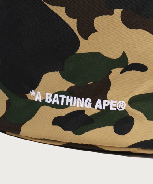 A BATHING APE(アベイシングエイプ)の「1ST CAMO DRAWSTRING BAG(ショルダーバッグ・メンズ・イエロー/グリーン・FREE)」の8枚目の写真