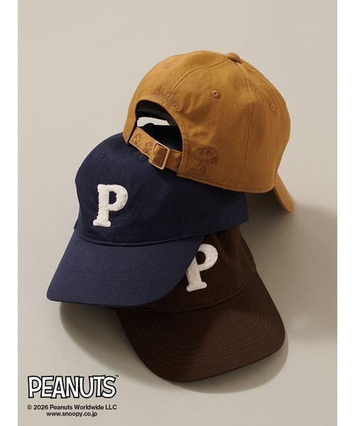Mila Owen(ミラオーウェン)の「【PEANUTS】ポイント刺繍キャップ(キャップ・レディース・ブラウン/ネイビー/ベージュ・F)」の16枚目の写真